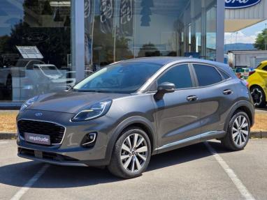 Voir le détail de l'offre de cette FORD Puma 1.0 EcoBoost 125ch mHEV Titanium X 6cv de 2022 en vente à partir de 21 599 € 