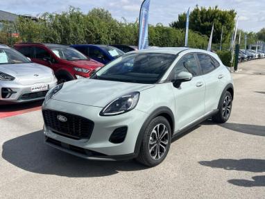 Voir le détail de l'offre de cette FORD Puma 1.0 EcoBoost Hybrid 125ch Titanium S&S Powershift de 2025 en vente à partir de 349.58 €  / mois