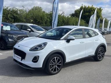 Voir le détail de l'offre de cette FORD Puma 1.0 EcoBoost 125ch S&S mHEV Titanium Powershift de 2023 en vente à partir de 210.18 €  / mois
