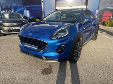 Voir le détail de l'offre de cette FORD Puma 1.0 EcoBoost 125ch mHEV Titanium 6cv de 2021 en vente à partir de 181.81 €  / mois