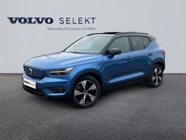 Voir le détail de l'offre de cette VOLVO XC40 P8 AWD 408ch R-Design EDT de 2020 en vente à partir de 295.4 €  / mois