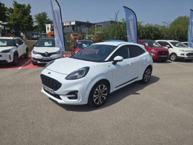 Voir le détail de l'offre de cette FORD Puma 1.0 Flexifuel 125ch S&S mHEV ST-Line de 2023 en vente à partir de 230.02 €  / mois