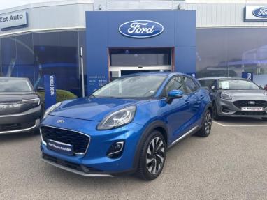Voir le détail de l'offre de cette FORD Puma 1.0 Flexifuel 125ch S&S mHEV Titanium de 2024 en vente à partir de 235.2 €  / mois