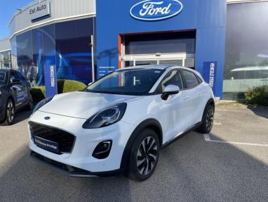 Voir le détail de l'offre de cette FORD Puma 1.0 Flexifuel 125ch S&S mHEV Titanium de 2024 en vente à partir de 237.46 €  / mois