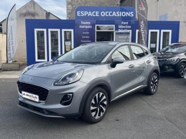Voir le détail de l'offre de cette FORD Puma 1.0 Flexifuel 125ch S&S mHEV Titanium de 2024 en vente à partir de 228.87 €  / mois