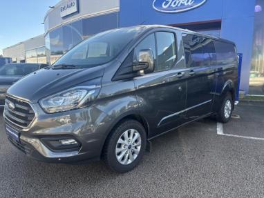 Voir le détail de l'offre de cette FORD Transit Custom Fg 320 L2H1 2.0 EcoBlue 170 S&S Cabine Approfondie Limited BVA6 7cv de 2023 en vente à partir de 407.51 €  / mois
